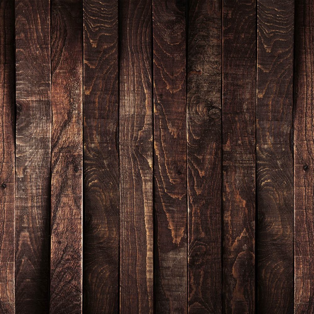 Donker bruin schaduwrijk hout behang