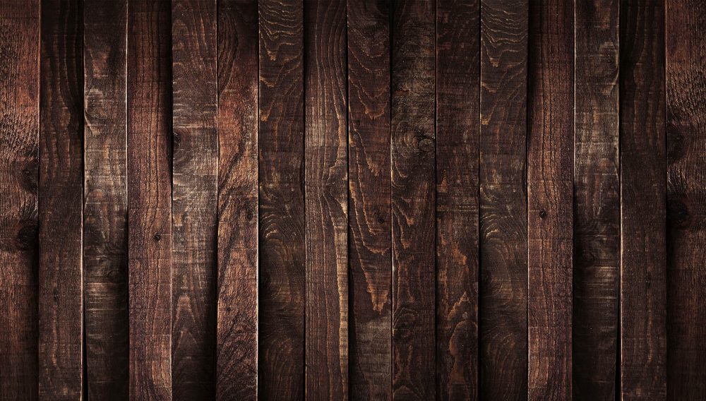 Donker bruin schaduwrijk hout behang