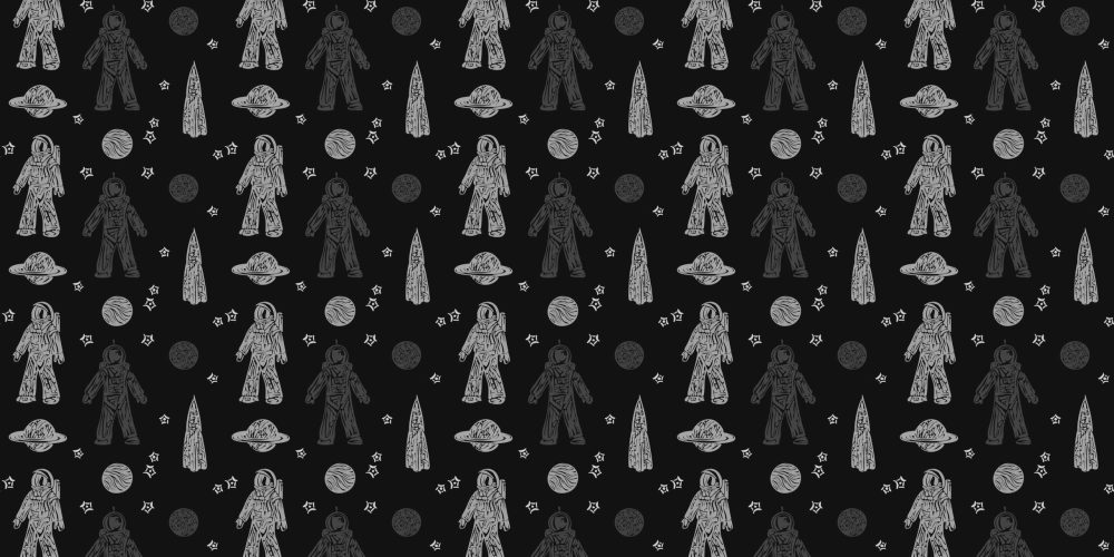 Astronaut Beren Ruimtebehang