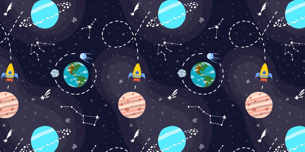 Ruimte Avontuur Kinderbehang