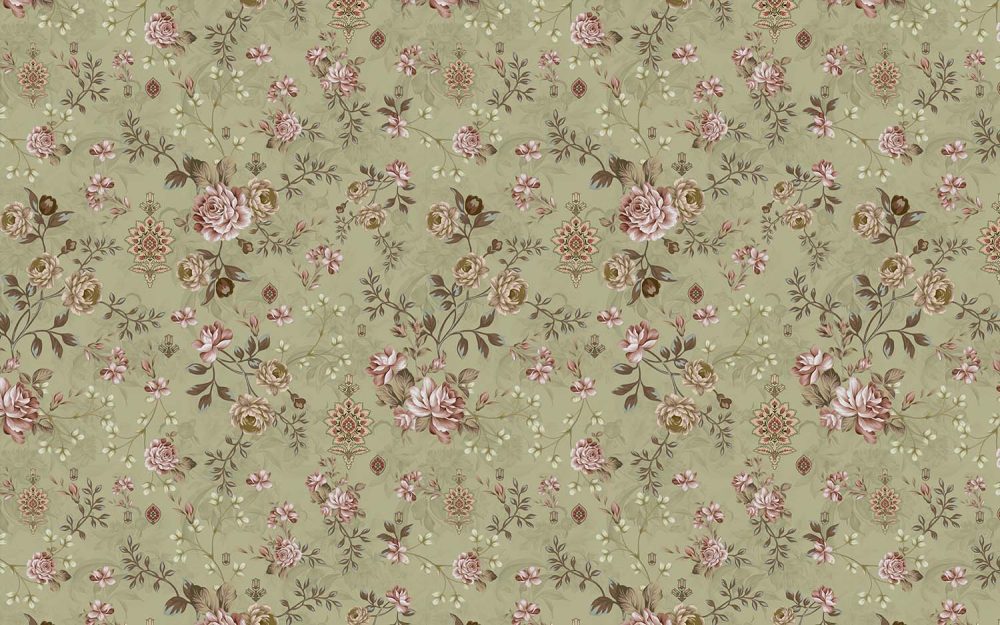 Verfijnd Bloemenbehang