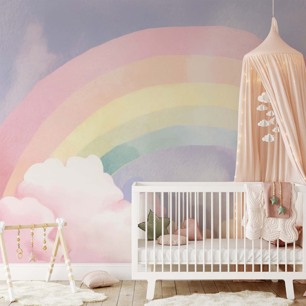 Alternative view of Magisch Regenboog Kinderbehang