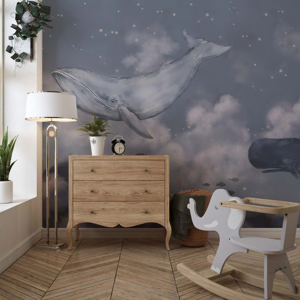 Alternative view of Dromerig Heelal Kinderbehang