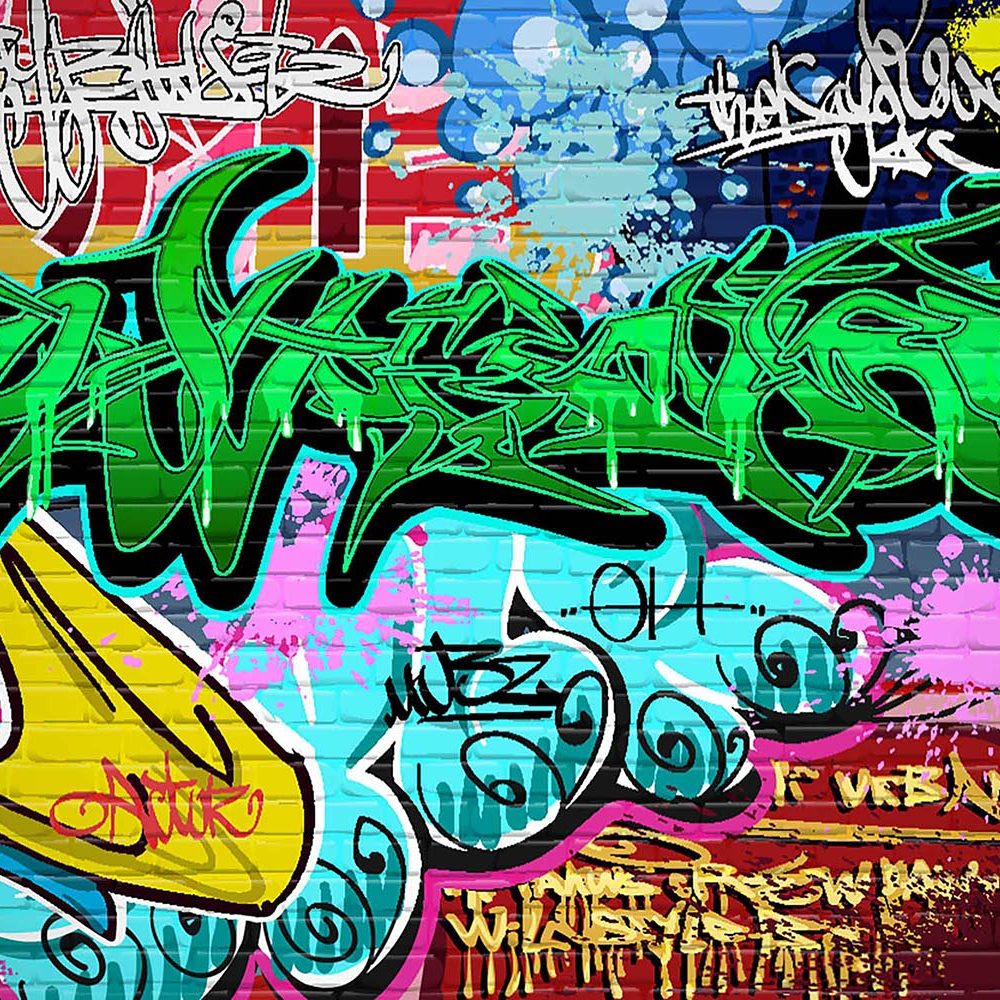 Graffiti Behang Urban Chic