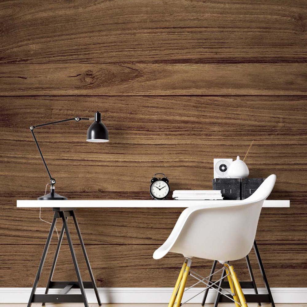 Alternative view of Majestic Mahogany Wood Wallpaper