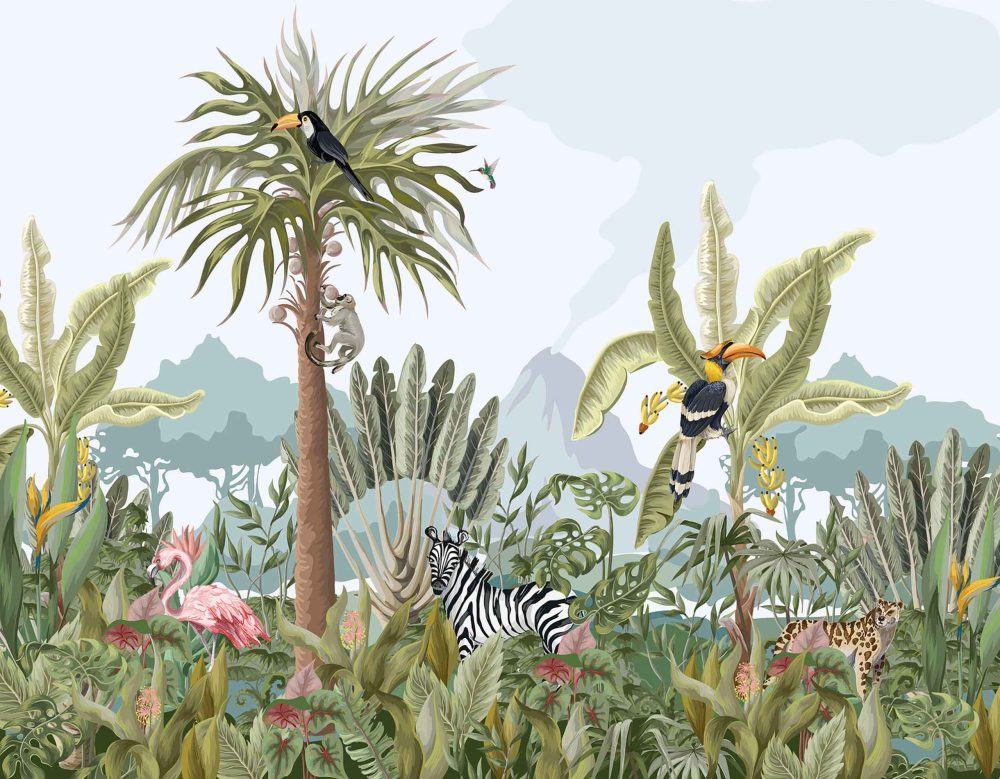 Jungle Avontuur Kinderbehang