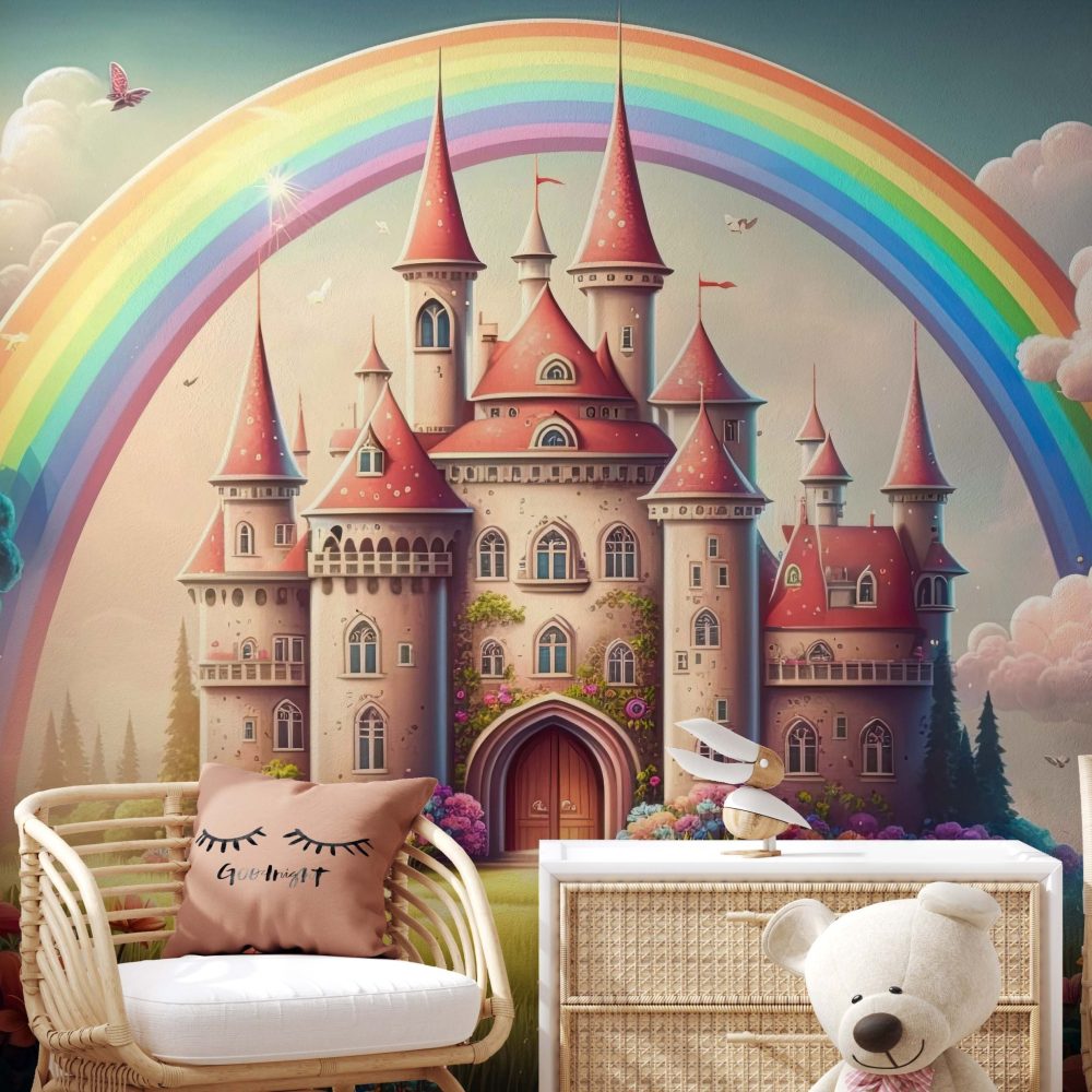 Alternative view of Magisch Princess Kinderkamer Behang