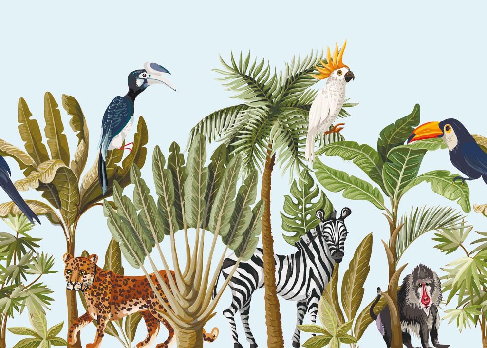 Jungle Avontuur Kinderbehang