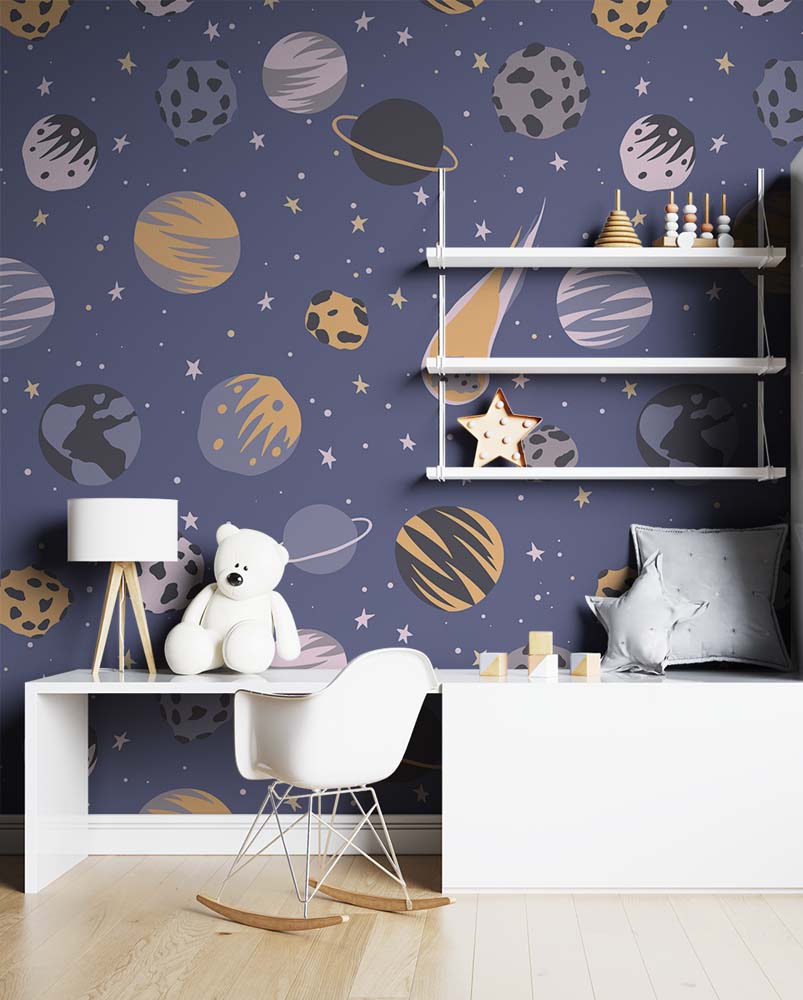 Alternative view of Betoverend Ruimtebehang Kinderkamer