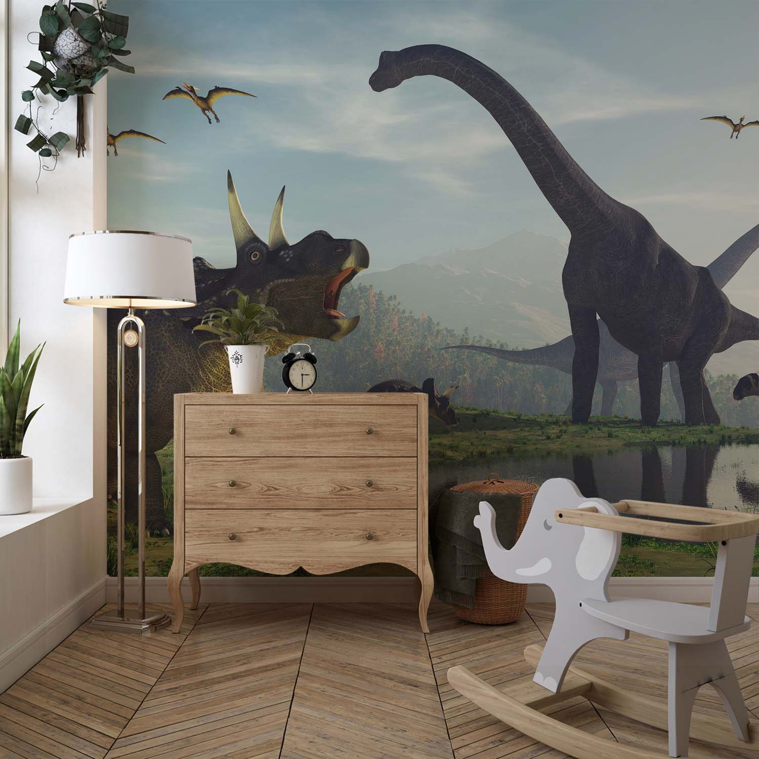 Dino Avontuur Kinderbehang - Afbeelding 4