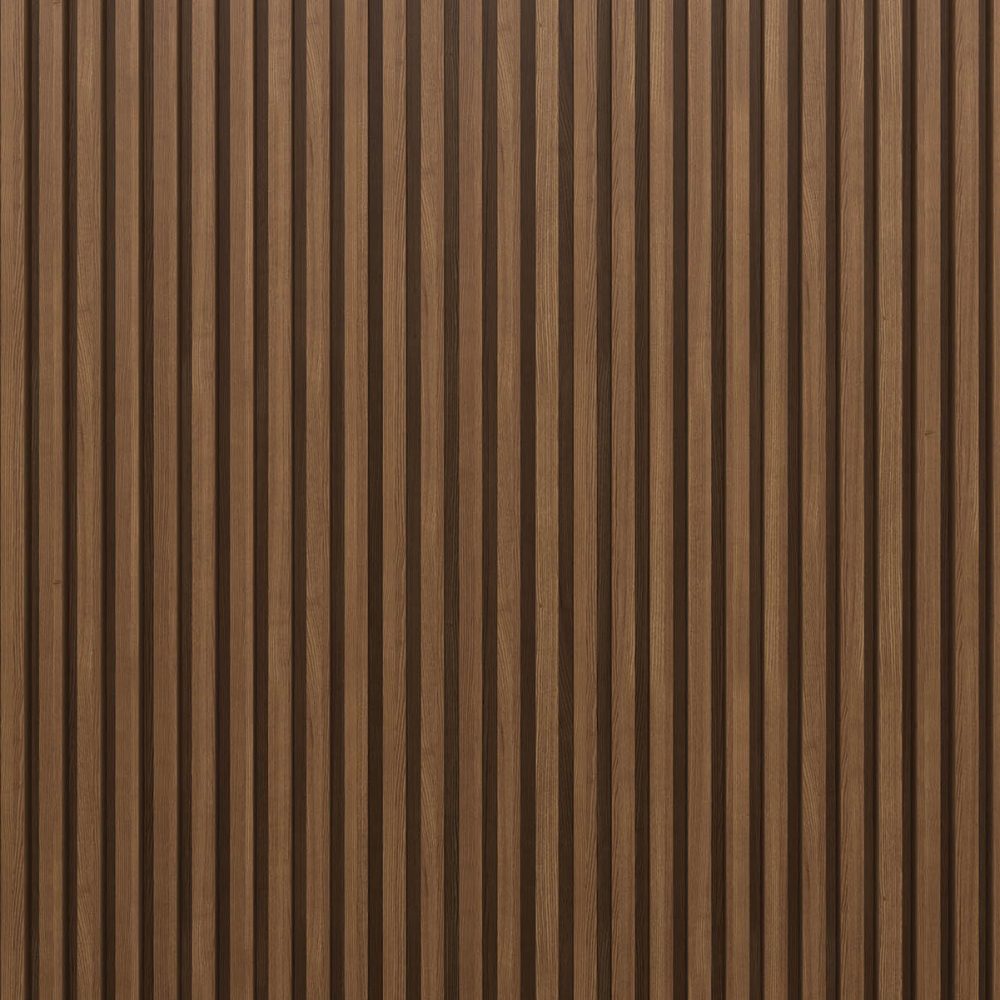 Donkerbruin hout behang