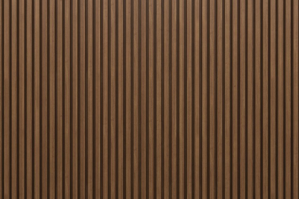 Donkerbruin hout behang