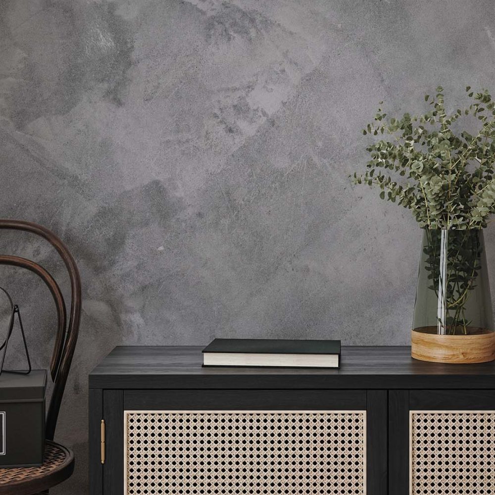 Alternative view of Industrieel Behang - Grafietgrijs