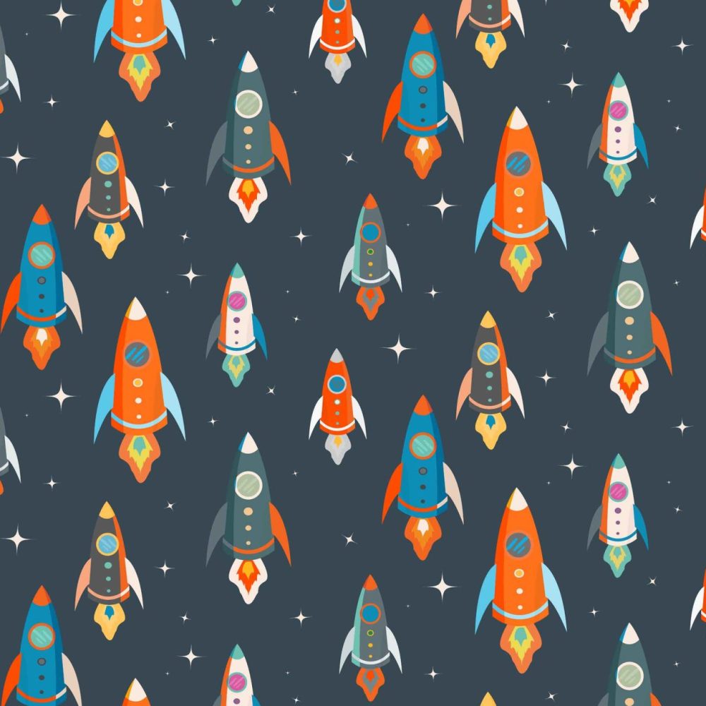 Ruimte Avontuur Kinderbehang