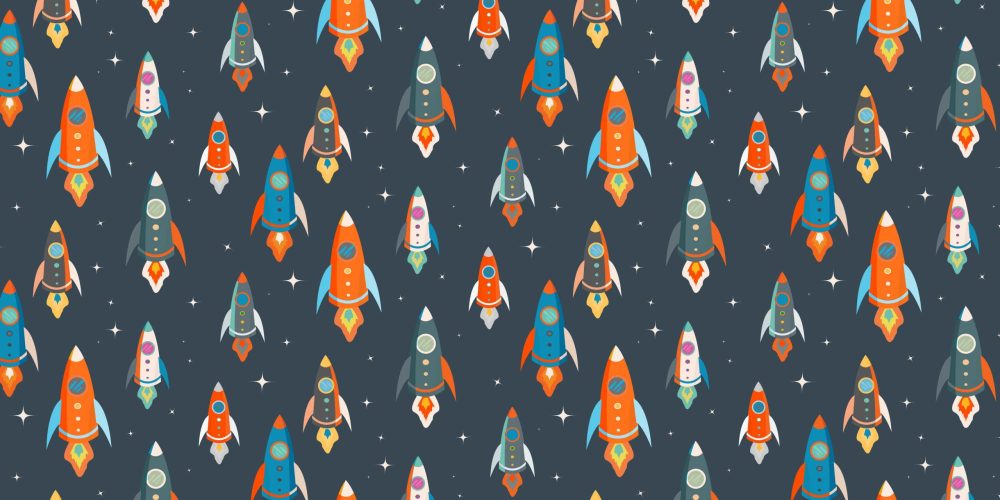 Ruimte Avontuur Kinderbehang