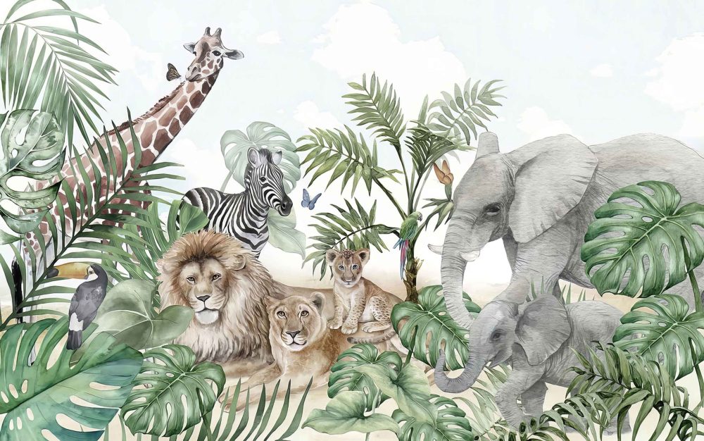 Betoverend Jungle Avontuur Behang