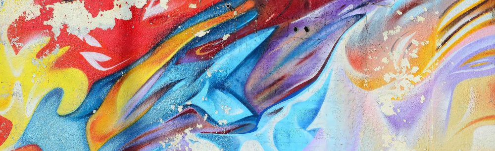 Graffiti Behang Stadse Dynamiek