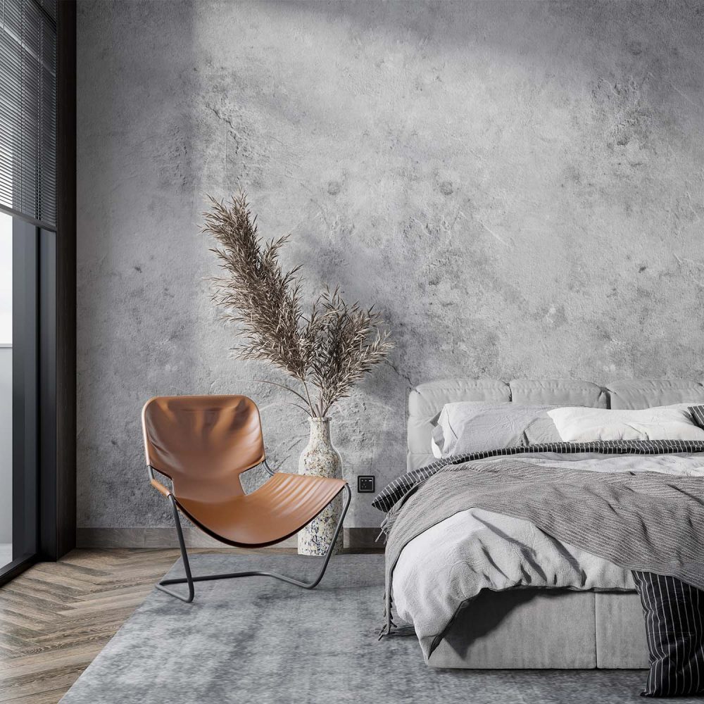 Alternative view of Industrieel Behang - Grafietgrijs