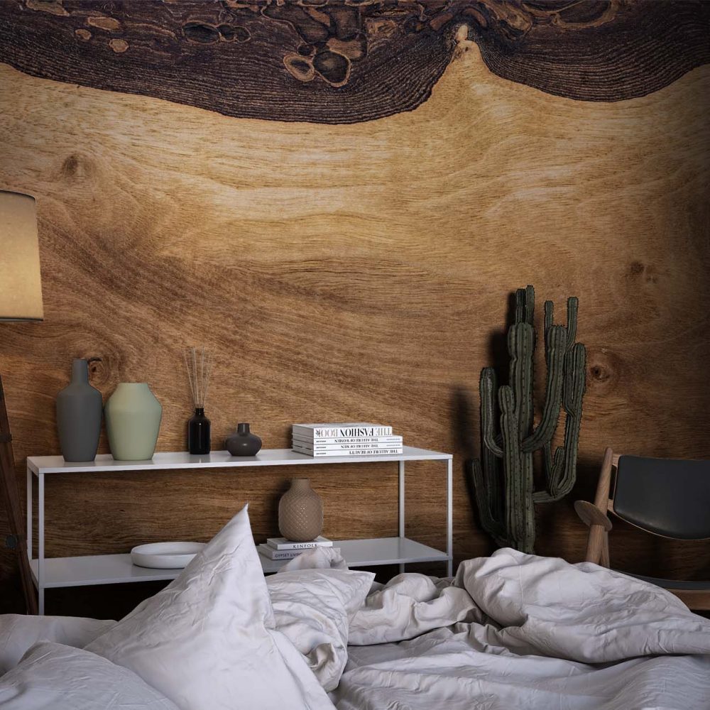 Alternative view of Warme Rustieke Hout Behang