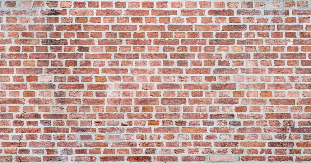 Industrieel Behang Red Brick Wall