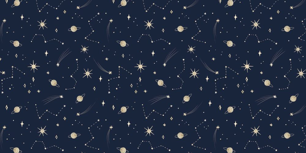 Betoverend Sterren Kinderbehang