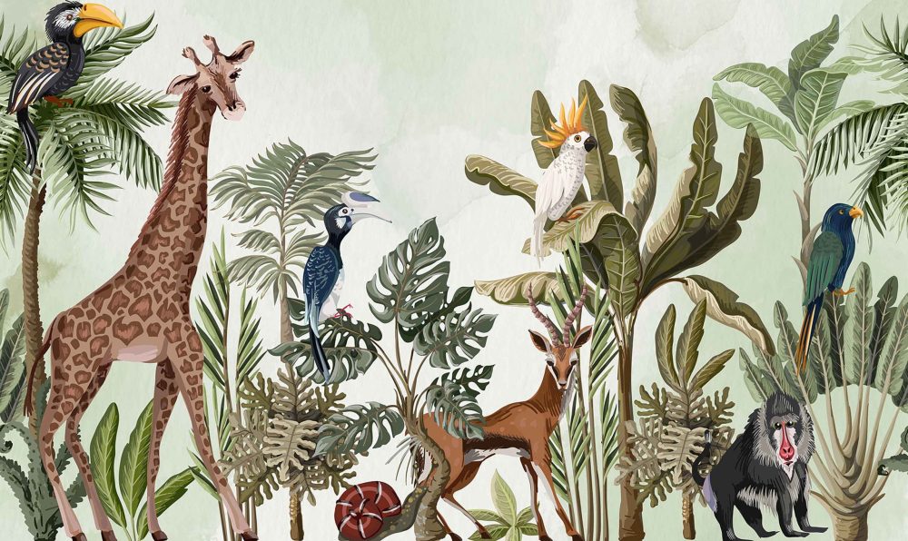 Jungle Avontuur Kinderbehang