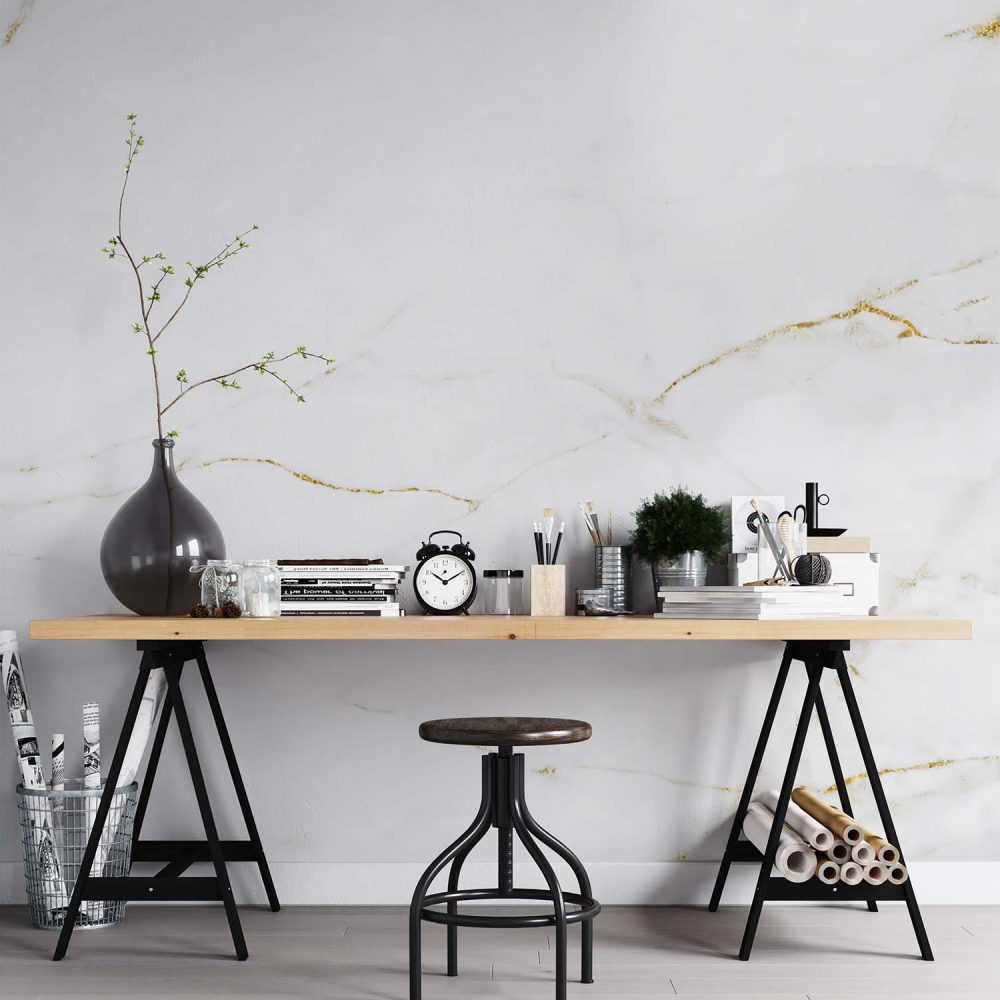 Alternative view of Gouden Marmer Behang