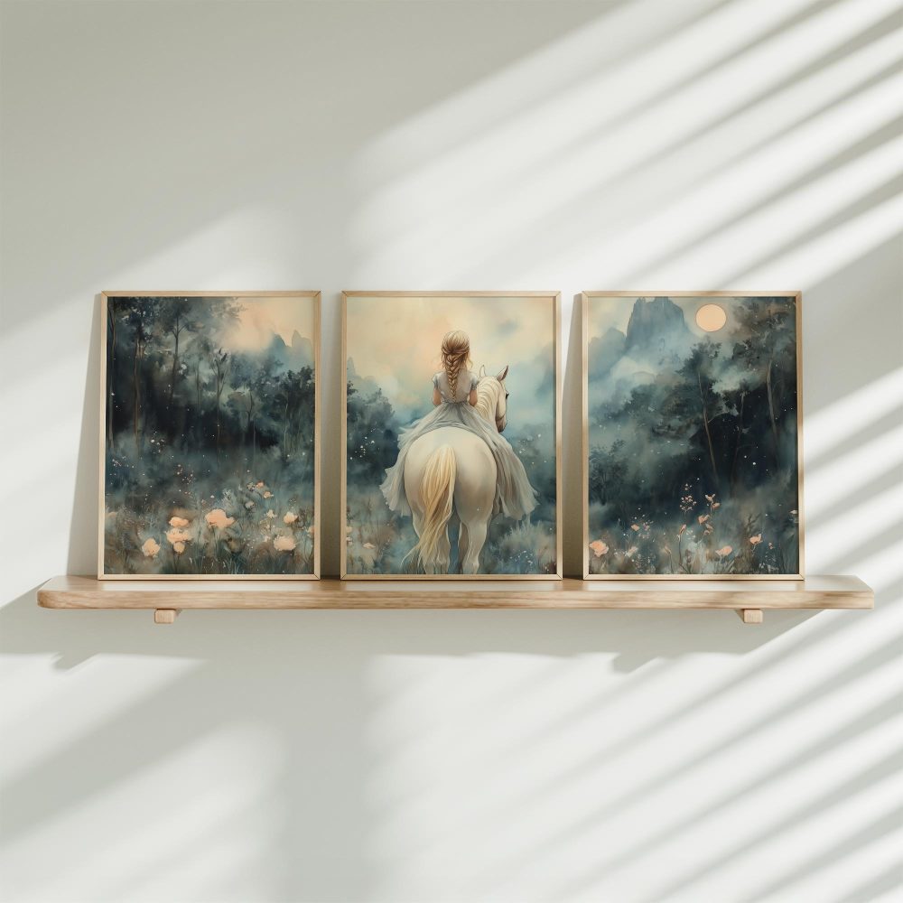 Betoverende Droomrit op een Witte Paard