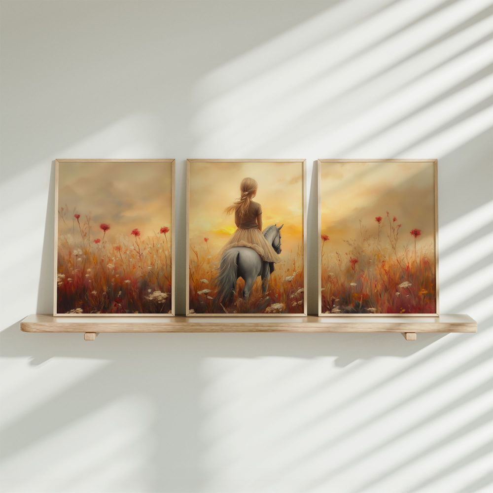 Blije Rit door een Bloemenveld