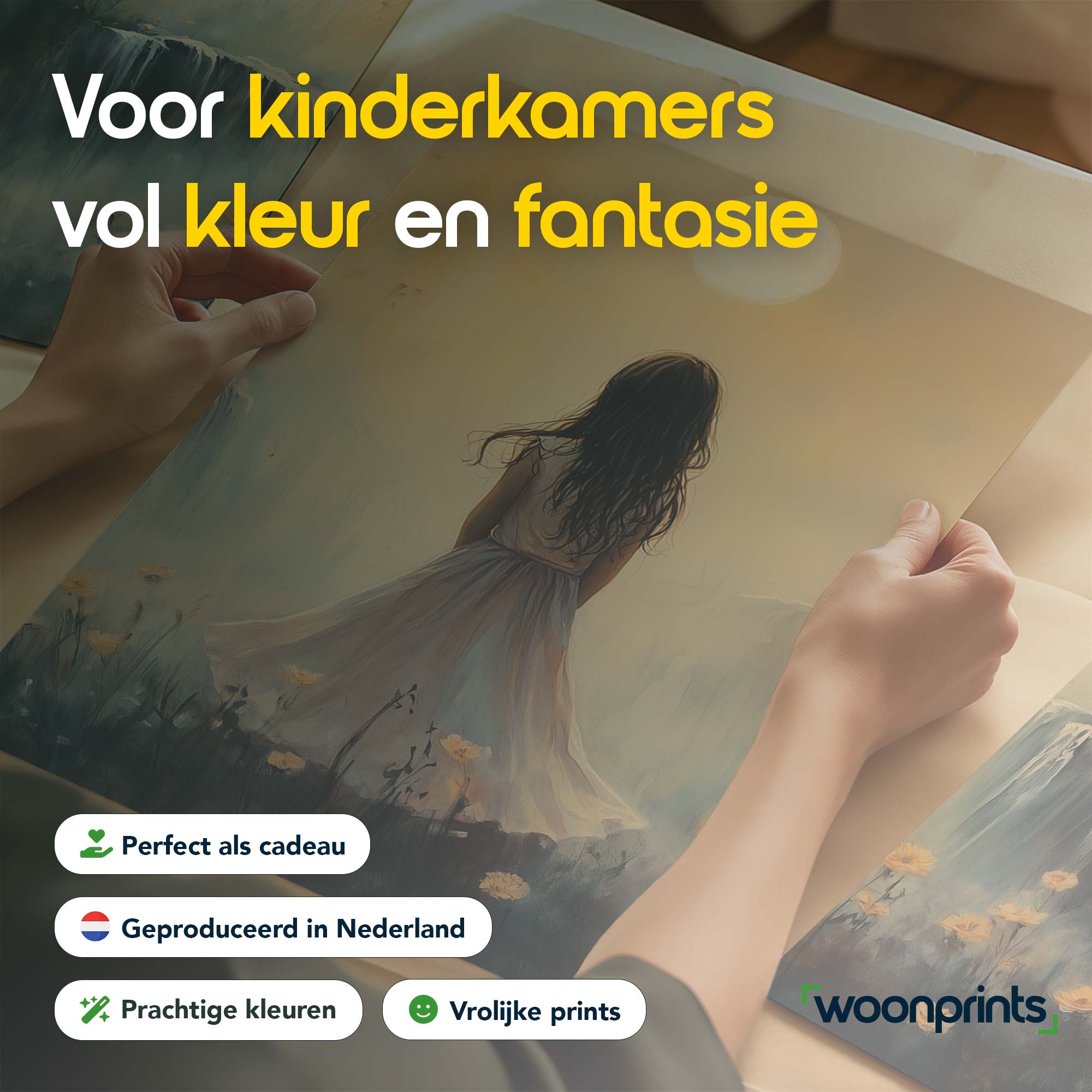 Zonnige Droom in Bloemenveld - Afbeelding 4