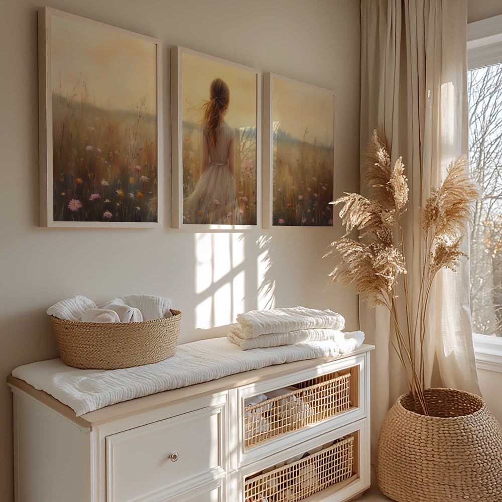 Alternative view of Zachte dromen in een bloemenveld