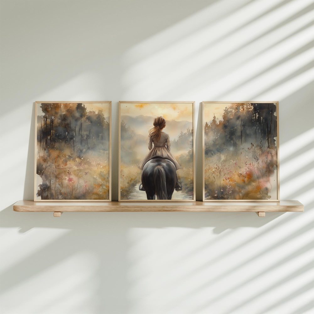 Avontuurlijk Meisje en Paard in Betoverend Bos