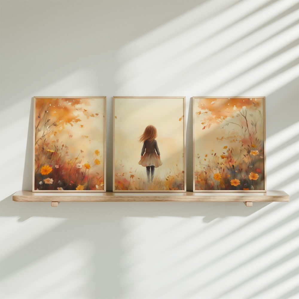 Zonnig Meisje in Betoverend Bloemenveld