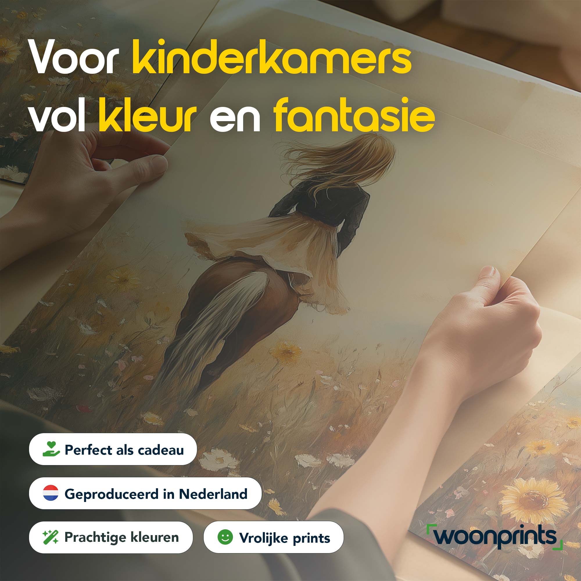 Zachtmoedige droomrit door bloemenveld - Afbeelding 4