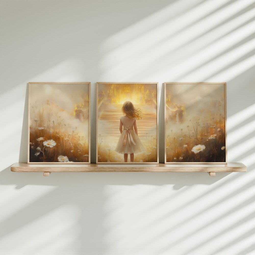 Gouden Droom in een Bloemenveld