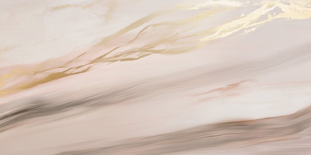 Roze Gouden Marmeren Abstractie behang