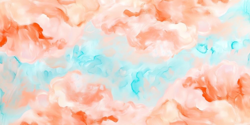 Zacht Roze Blauw Abstract behang