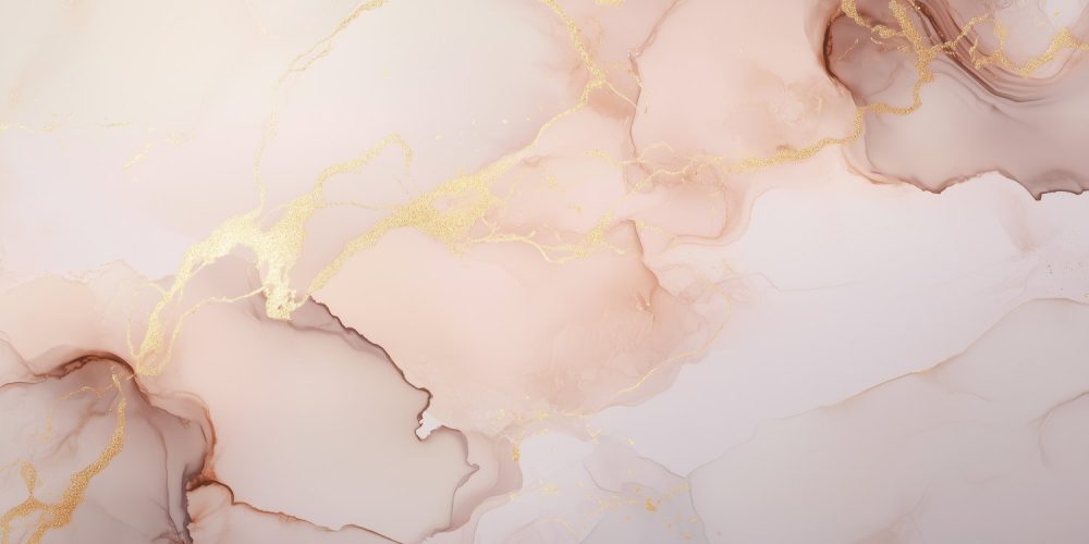 Roze Gouden Marmeren Textuur behang