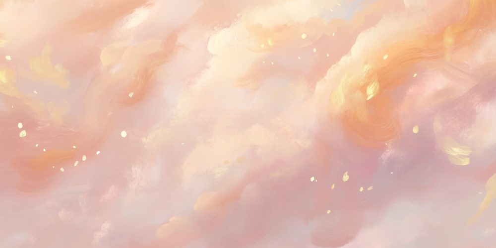 Dromerig Pastel Luchtschilderij behang