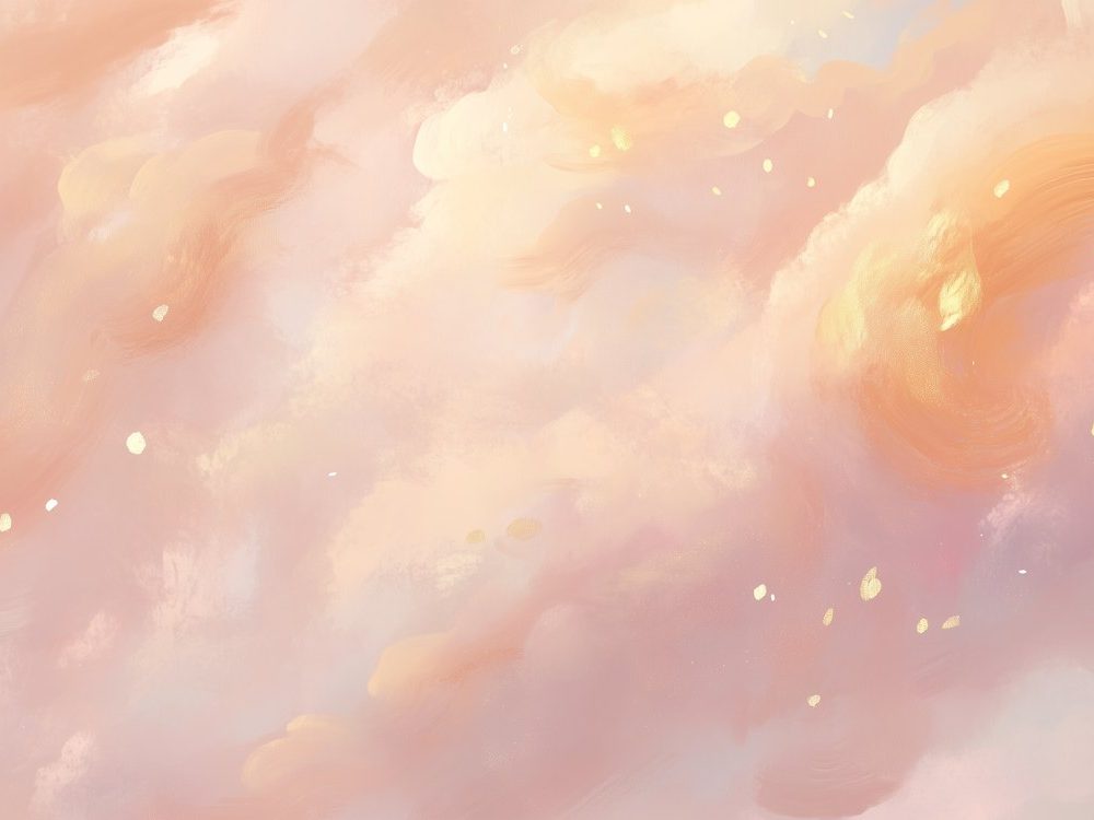 Dromerig Pastel Luchtschilderij behang