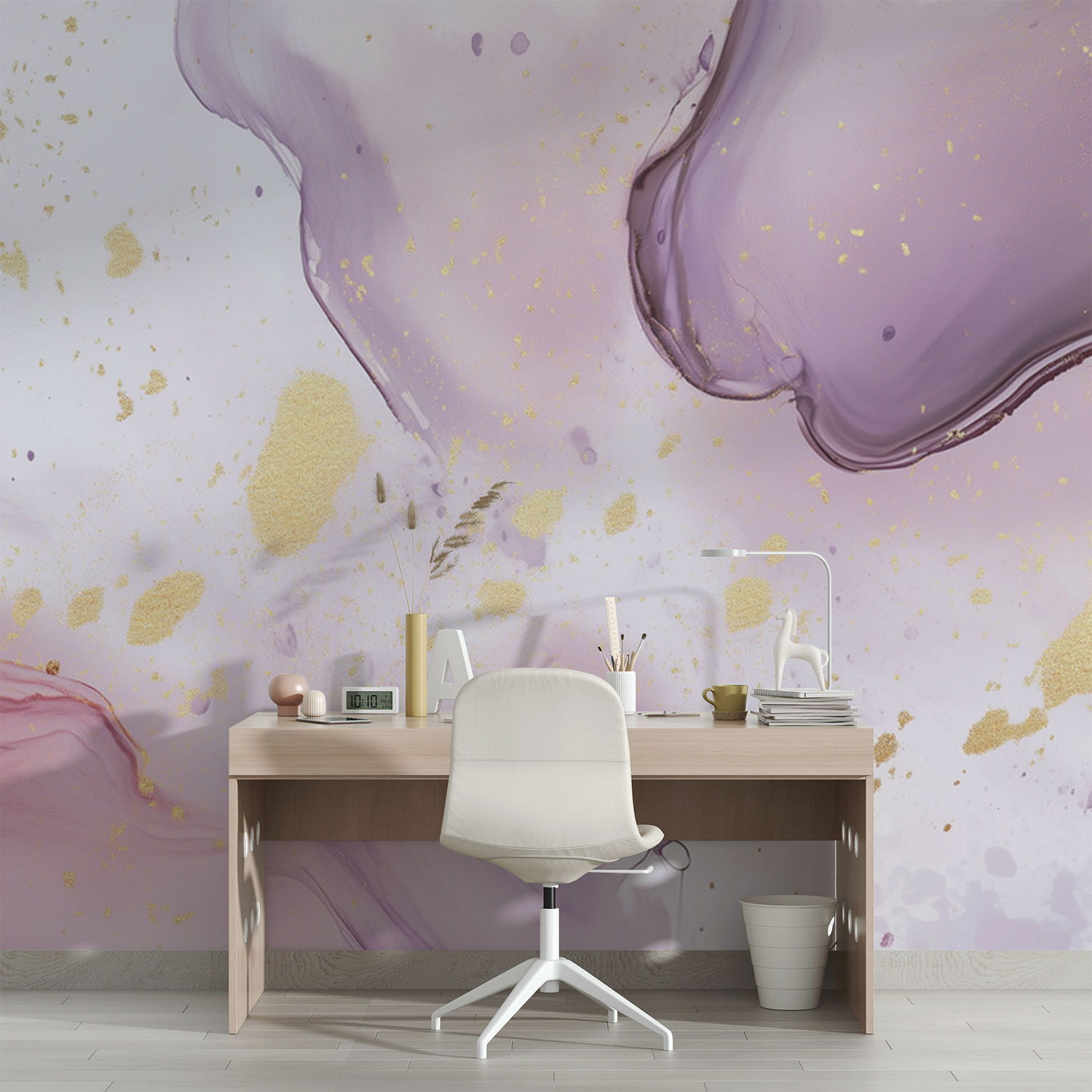 Levendige abstracte kleurenexplosie behang - Afbeelding 3