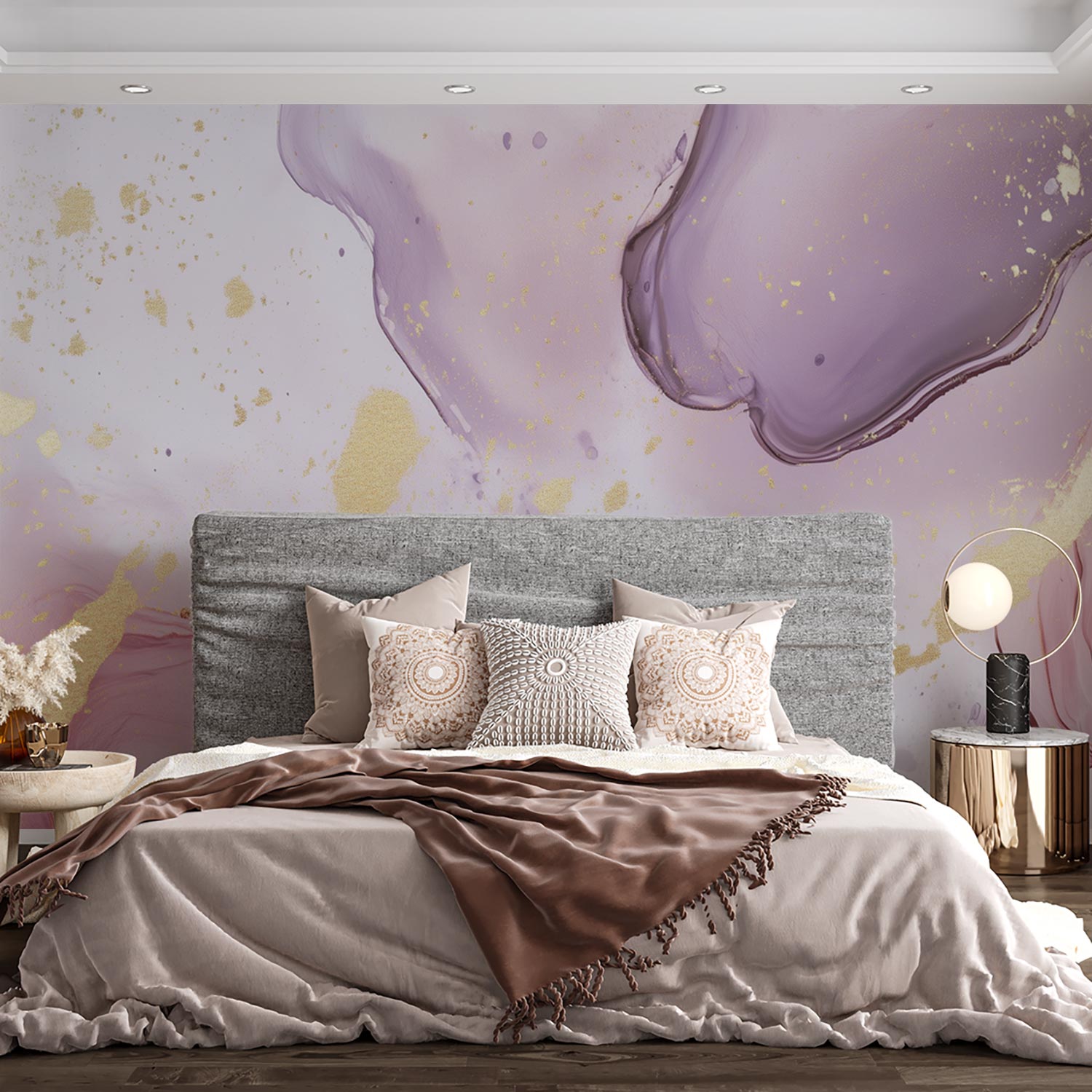 Levendige abstracte kleurenexplosie behang - Afbeelding 4