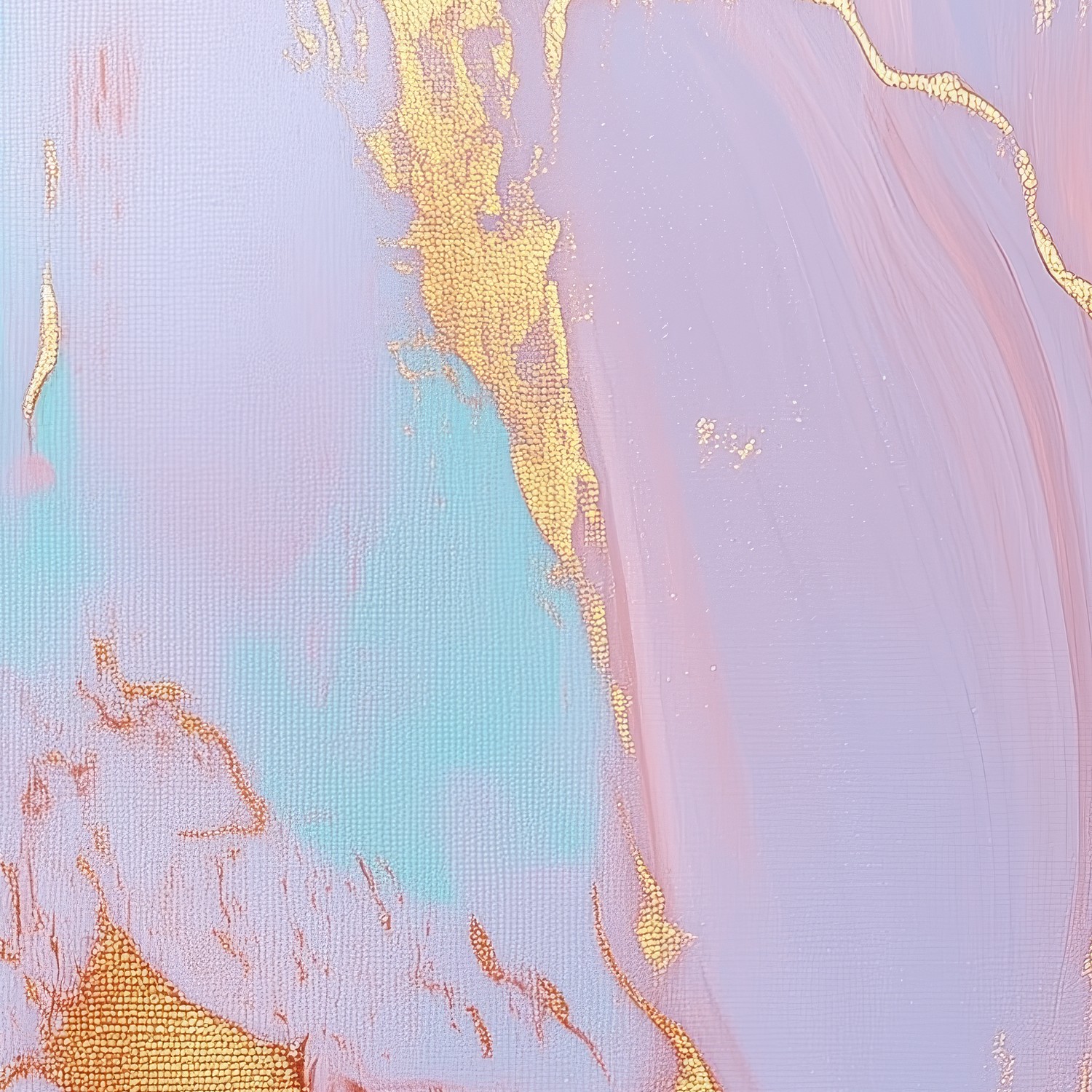 Abstracte gouden penseelstreekkunst behang - Afbeelding 5
