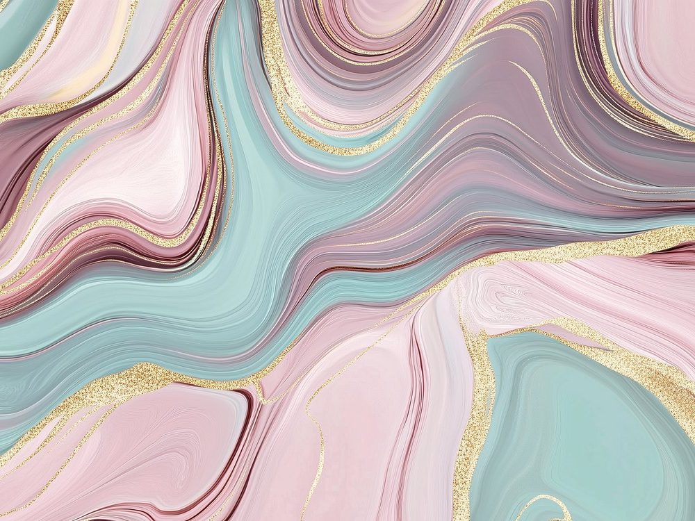 Abstracte marmeren kleurenpracht behang