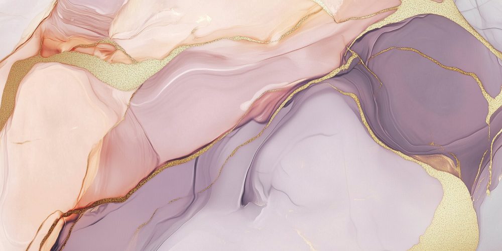 Levendige Abstracte Gouden  behang