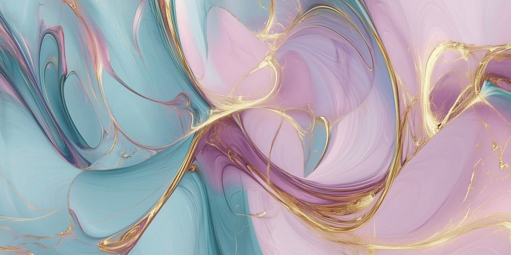 Levendige Abstracte Beweging behang