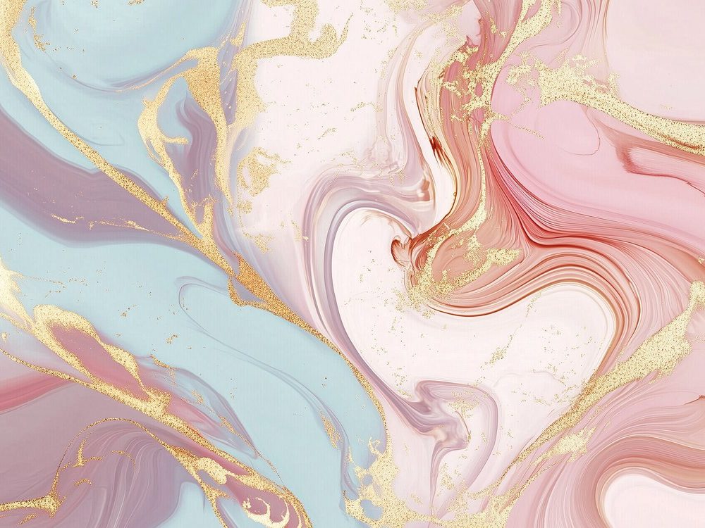 Abstracte Marmeren Kleurenwerveling behang