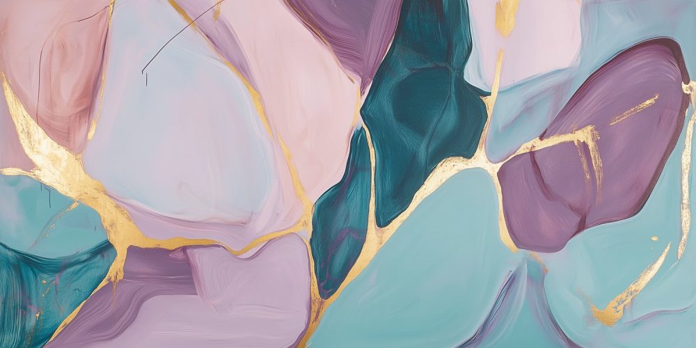 Kleurrijke Abstracte Kunst behang