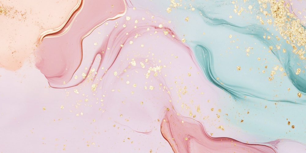 Gouden Glitter Abstracte  behang