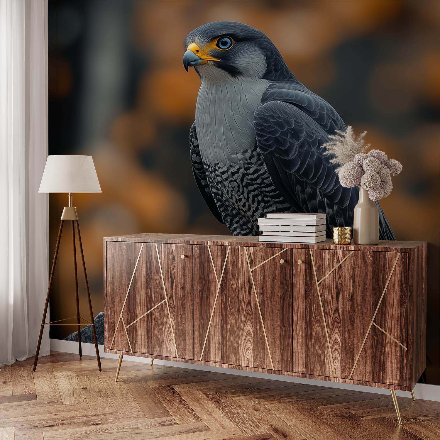 Majestueuze roofvogel op rots behang - Afbeelding 4